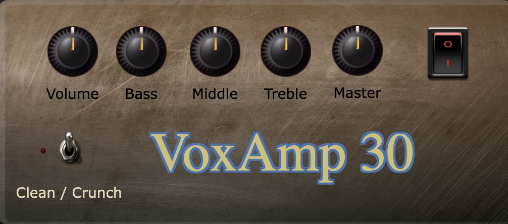 Screenshot of GuitarAmpSim60s